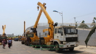 Совсем новый 6X4 HOWO Плоскостроительный грузовик Мониторный кран Телескопический грузовик