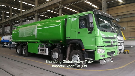 Sinotruk HOWO 8*4 Грузовик с топливным баком 12 колес Нефтяной танкер 30000L Деспансерный грузовик
