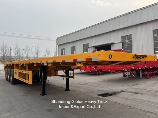 20FT/40FT/45FT 2/3/4 Оси Контейнер / грузовой плоскостроительный контейнер / платформа / полугрузовой прицеп с плоской палубой