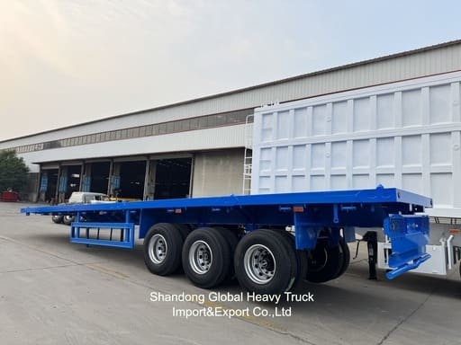 3 оси 40т 13,45м Wabco BPW оси воздушная подвеска плоский полуприцеп