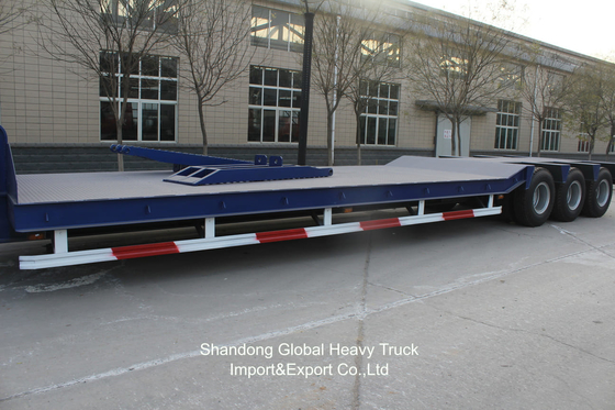 Шасси 60 тонн 3 оси 2 оси Lowboy Lowbed Lowbed Semi-trailers