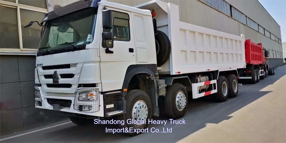 Китайский Sinotruck Howo 400hp Tipper 8x4 Mini 60 Ton Canter новый мусоровоз
