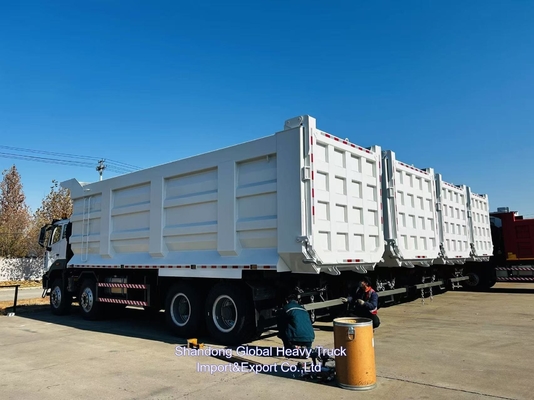 Китайский Sinotruck Howo 400hp Tipper 8x4 Mini 60 Ton Canter новый мусоровоз