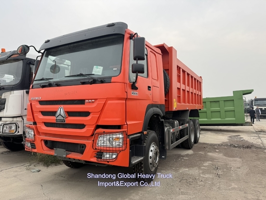 Китайский Sinotruck Howo 371 Использованный накладчик 6x4 30 тонн Канистры Использованный мусоровоз