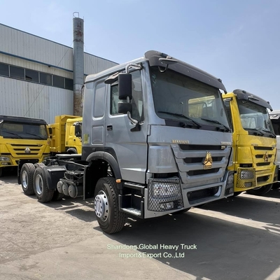 Sinotruk HOWO Новый / Подержанный 371HP Euro 2 6X4 Rhd Правый руль Грузовик Прицепная головка Тракторный грузовик