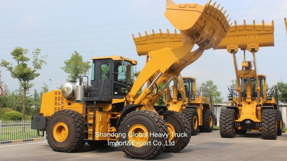 Подержанный Новый Zl958 OEM Строительный трактор Гидравлический тяжелый грузовик 4 Wd Мини передний погрузчик
