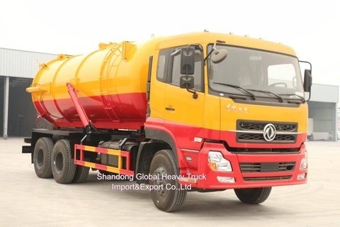 Dongfeng 6*4 В хорошем состоянии 290 л.с. Вакуумный насос для сточных вод