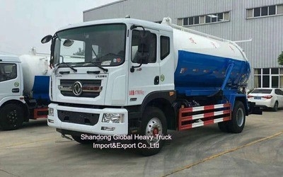 Dongfeng 4cbm 4*2 Отсосатель канализации Отсосатель канализации Вакуумный танкер