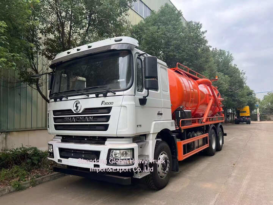 Шакман F3000 6X4 Отсосатель канализации 20 кубических метров объем 300 л.с.