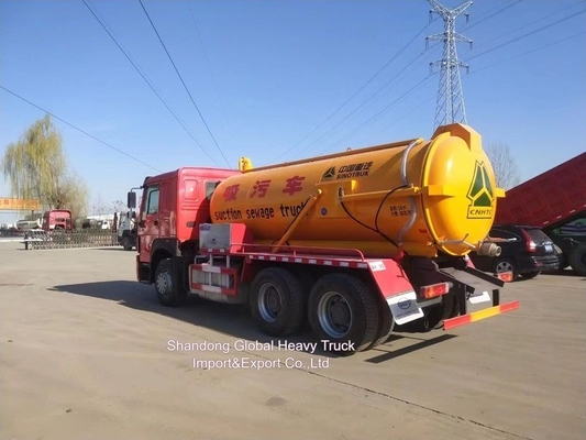 Dongfeng 6X4 18cbm 18tons Вакуумный отсос канализации Танкер грузовик Вакуумный отсос канализации