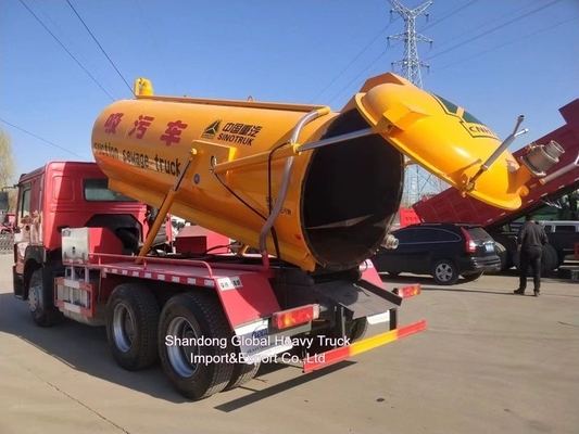 Dongfeng 6X4 18cbm 18tons Вакуумный отсос канализации Танкер грузовик Вакуумный отсос канализации