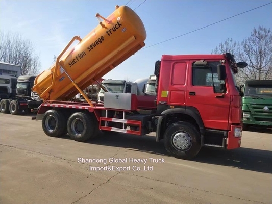 Dongfeng 6X4 18cbm 18tons Вакуумный отсос канализации Танкер грузовик Вакуумный отсос канализации