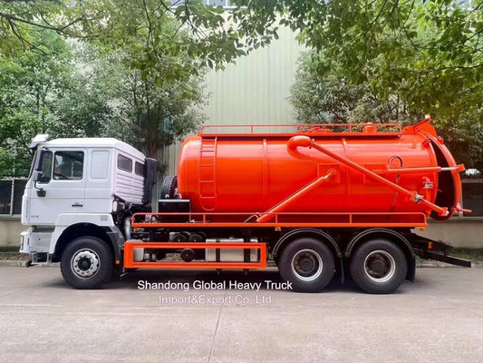 Rhd Shacman F3000 Гидроэкскаваторы Комбинированная канализация Вакуумная всасывающая канализация + 4000 л чистой воды
