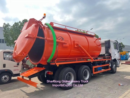 Rhd Shacman F3000 Гидроэкскаваторы Комбинированная канализация Вакуумная всасывающая канализация + 4000 л чистой воды