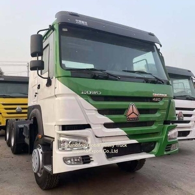 Howo 6x4 Тракторный грузовик Использованный Sinotruk LHD RHD Длинный путь прицепный грузовик голова