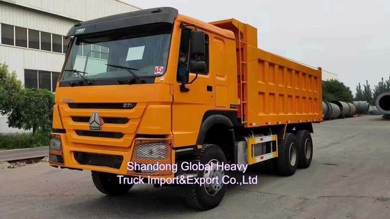Использованный отремонтированный левый руль тяжёлый тип 6X4 HOWO Дамп-Трак 10 колес Дамп-Трак