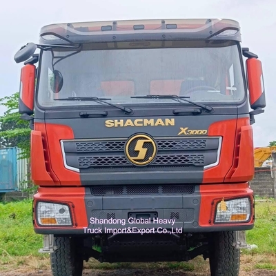 Подержанный Shacman Delong X3000 F3000 6*4 10 Колеса 371 375 лошадиных сил Тяжелые грузовики