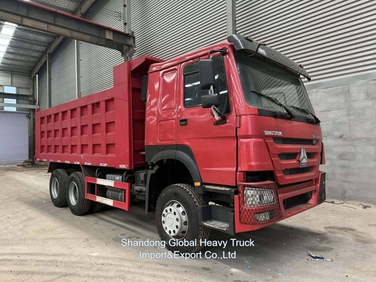 Высококачественный Sinotruk HOWO Подержанный грузовик с откидной машиной LHD/Rhd Дизель 400 лошадиных сил 6X4 грузовик с откидной машиной