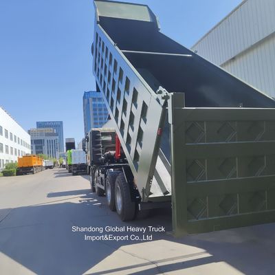 Самосвал Shacman F3000 для тяжелых условий эксплуатации с двигателем 380 л.с. и колесной формулой 8x4 для грузоподъемности 50 тонн