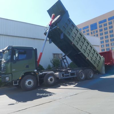 Shacman X3000 Dump Truck 8X4 Приводное колесо Тяжелый грузовик с грузоподъемностью 31-40 т и двигателем WEICHAI WP12 / WP13