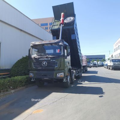 Shacman X3000 Dump Truck 8X4 Приводное колесо Тяжелый грузовик с грузоподъемностью 31-40 т и двигателем WEICHAI WP12 / WP13