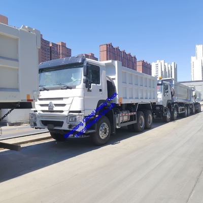 Высококачественный Sinotruk HOWO Подержанный грузовик с откидной машиной LHD/Rhd Дизель 400 лошадиных сил 6X4 грузовик с откидной машиной
