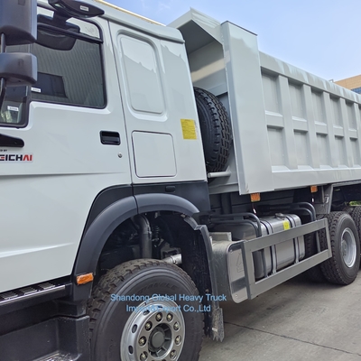 12-колесный Sinotruck 40-60тонны Использованный HOWO 8X4 371HP 375HP 380HP Дизельный грузовик Правый ручной привод Дамп-грузовик
