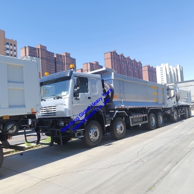 Китай Sinotruck HOWO 6X4 15тон 10колесные грузовики с наклоном 8X4 колесный 371HP 375HP Подержанный грузовик с свалкой