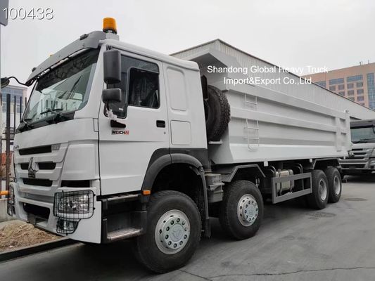HOWO 8x4 Дэмп-грузовик с двигателем мощностью 420 л.с. и тяжелым шасси для горных работ в Танзании