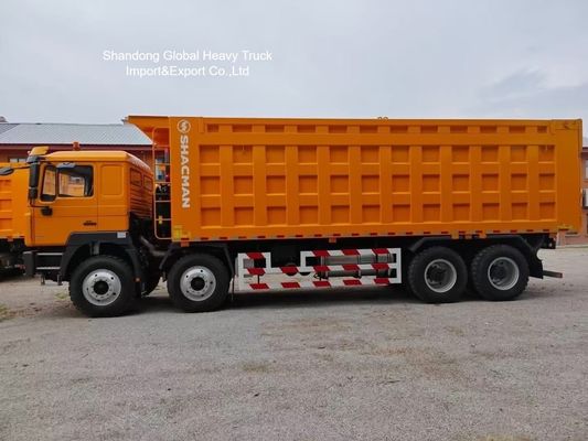 Самосвал Shacman F3000 8x4 с двигателем мощностью 420 л.с. и сиденьем на пневматической подвеске для горнодобывающих проектов в Мозамбике