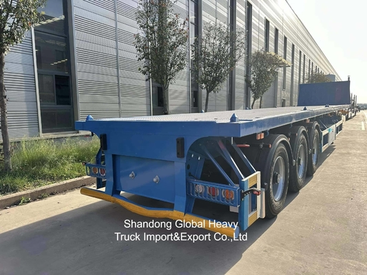 30 Ton 40FT 60 Tons Lowbed Semi Trailer Heavy Duty Lowboy Semi Trailer for Heavy Equipment Transport