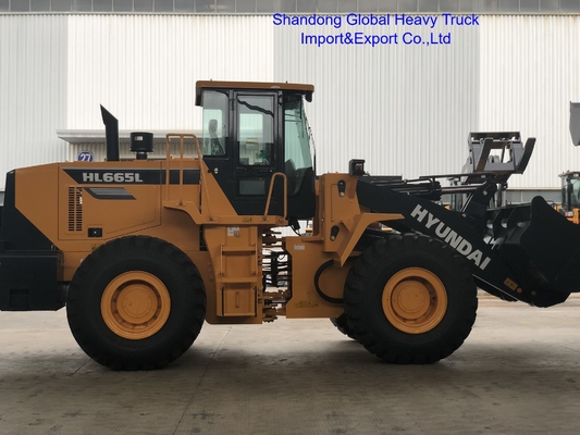 Фронтальный погрузчик Hl665L Hl660L Колесный погрузчик 5 тонн с гидромеханической трансмиссией
