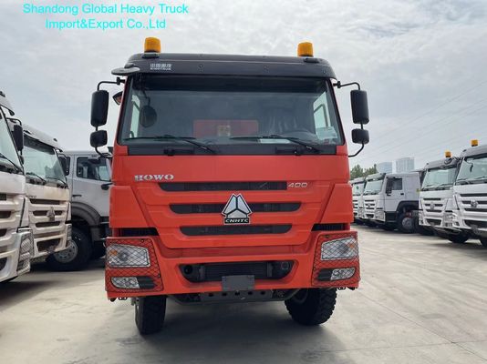 Самосвал HOWO-7 8x4 для тяжелых условий эксплуатации с шинами 12.00R20, топливным баком 400 л и кузовом 8600×2300×1500 мм