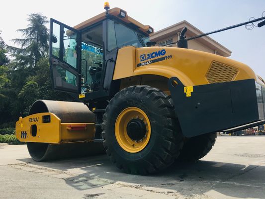 20-Ton Operating Weight 128kw Rated Power Road Roller with 40cm Compaction Depth Single Drum Vibratory Roller