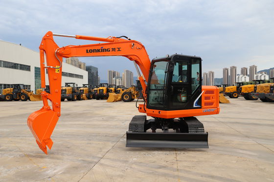 7 Ton Electric Drive Mini Crawler Excavator with 0.25-0.30 m³ Bucket Capacity