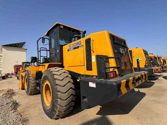 XCMG ZL50GN колесный погрузчик с номинальной нагрузкой 5 Т, двигателем мощностью 162 КВт и гидравлической силовой передачей для тяжелого строительства