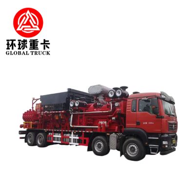 XYLC2500 8×6 нефтепромывочный грузовик с 2500 л.с. и давлением 15 000 п.с. для нетрадиционной добычи нефти и газа