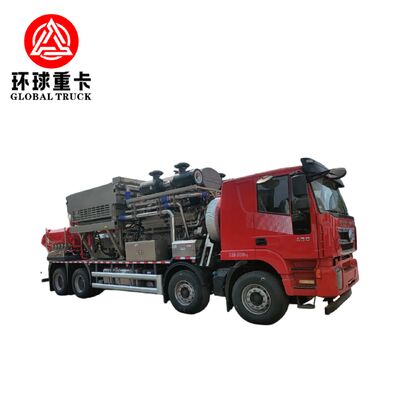 High-Efficiency 8×6 Drive Configuration Hydraulic Fracturing Truck with 2,500 HP Power Output and 15,000 psi Maximum Pressure for Oil Extraction