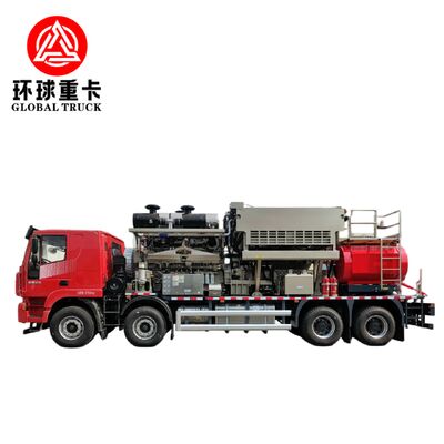 HOWO Foton Ford 8×6 Приводное колесо Евро 6 Standard Emission Fracturing Sand Tanker Truck с 1697L/Min Максимальным объемом нагнетателя