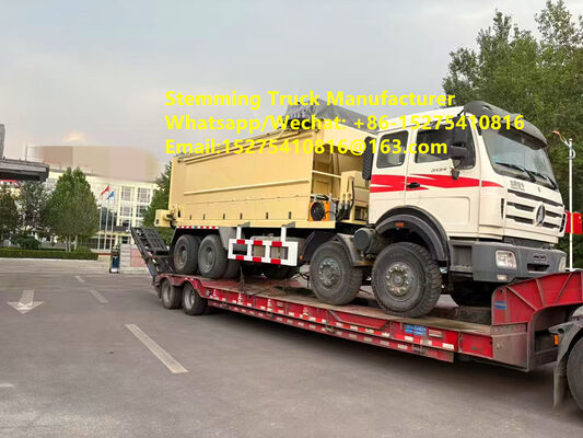 High efficiency Intelligent Stemming Truck blasting service of large open-pit mine hole filling vehicle 25ton Multifunctional Mongolia Guinea Kazakhstan Uzbekistan Indonesia DRC Saudi Arabia Australia