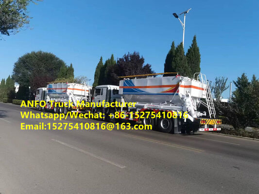 Цоо новый Эрдэнэт Тавантолгой 10/15/20/25/30T газар дээр нь холих, цэнэглэх машин ANFO тэсрэх бодис агуулсан ачааны машин Эмульс Монголийский угольный железнодорожный углеродный рудник тэсэлгээний сервис MMU