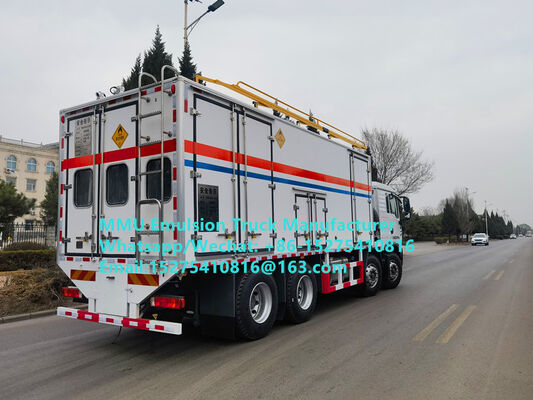 Высококачественный умный эмульсионный грузовик HOWO 15T BCRH-15 для смешивания и загрузки на месте, грузовик для массовой загрузки взрывчатых веществ, горнодобывающая служба Монголии, взрывные работы в Казахстане, Узбекистане, Индонезии, Конго, ДРК, Гвинее, Танзании, ММУ