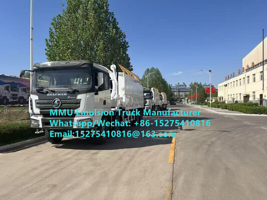 SHACMAN 20/25TON EMULSION LOADING TRUCK DELIVER EMULSION-BASED BULK EXPLOSIVES INTO WET OR DRY BLASTHOLES Russia, Kazakhstan, Uzbekistan, Indonesia, CONGO DRC, Zambia, Zimbabwe, Tanzania,Ghana, Guinea