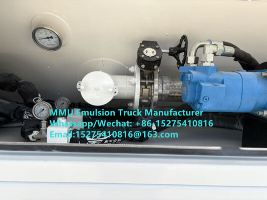 SHACMAN 20/25TON EMULSION LOADING TRUCK DELIVER EMULSION-BASED BULK EXPLOSIVES INTO WET OR DRY BLASTHOLES Russia, Kazakhstan, Uzbekistan, Indonesia, CONGO DRC, Zambia, Zimbabwe, Tanzania,Ghana, Guinea