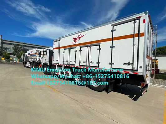 ORICA 20/25TON MIXING AND CHARGING EMULSION BULK EXPLOSIVES TRUCK VEHICLE FOR WET OR DRY BLASTHOLES Fast and efficient loading for large-scale operations reducing downtime and improving productivity