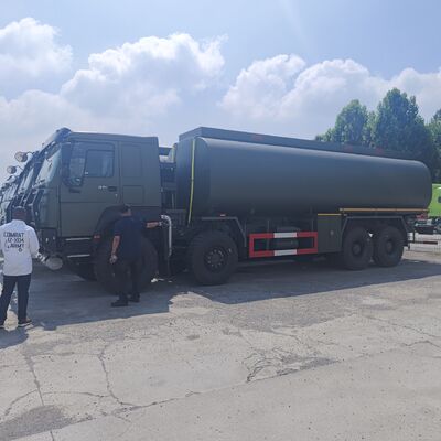 HOWO 8×8 60000L топливный танк с двигателем 371 л.с. для перевозки тяжелого топлива