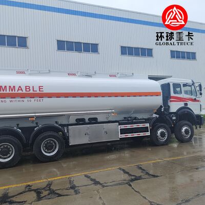 Бенбей 8x8 35 000 л Автоцистерна для перевозки нефти Тяжелый топливозаправщик для горнодобывающих проектов в Конго
