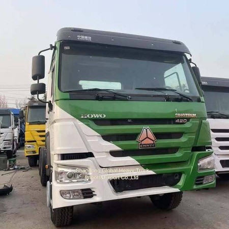 Howo 6x4 Тракторный грузовик Использованный Sinotruk LHD RHD Длинный путь прицепный грузовик голова
