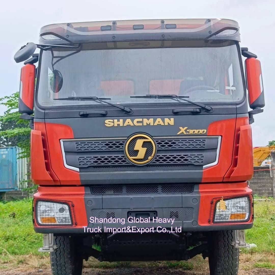 Подержанный Shacman Delong X3000 F3000 6*4 10 Колеса 371 375 лошадиных сил Тяжелые грузовики