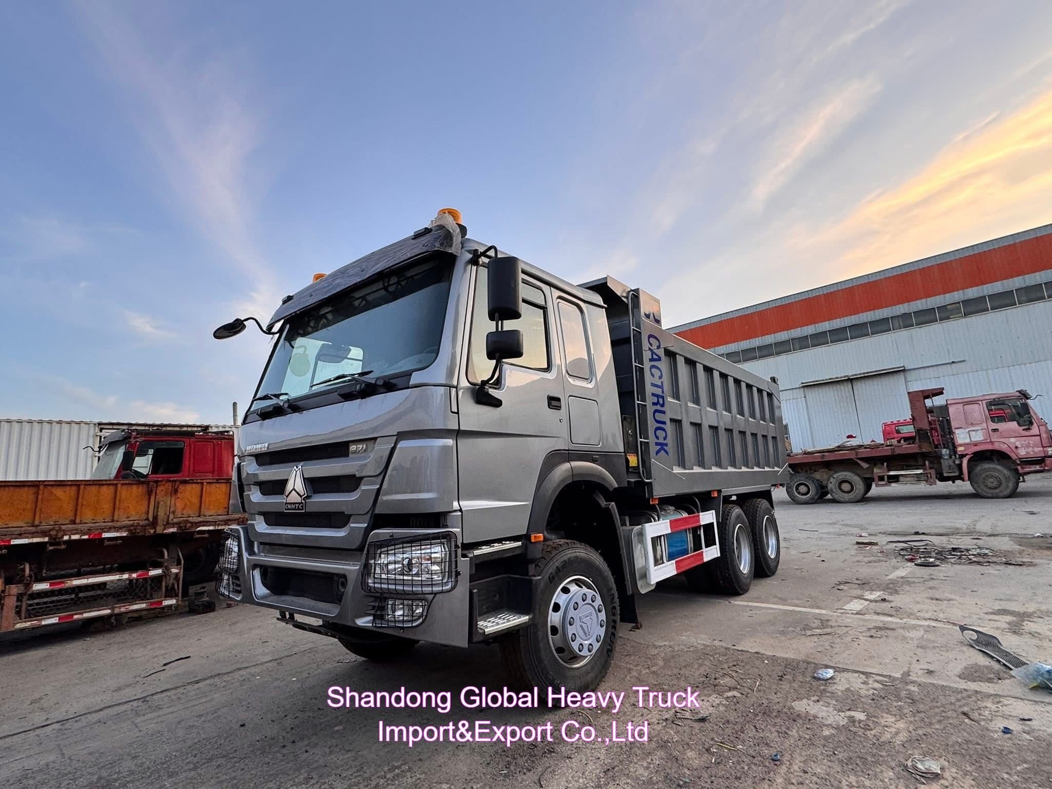 Sinotruck 6X4 HOWO 10 колес тяжелое грузовик 18 19 20cbm 20m3 Новые подержанные грузовики Tipper Dumper Dump Truck